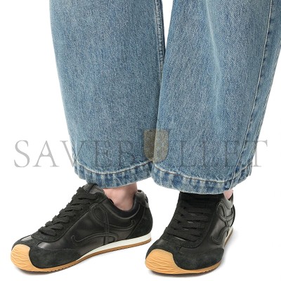 LOEWE BALLET RUNNER 2.0 IN NYLON AND CALFSKIN LLBR282X03 3